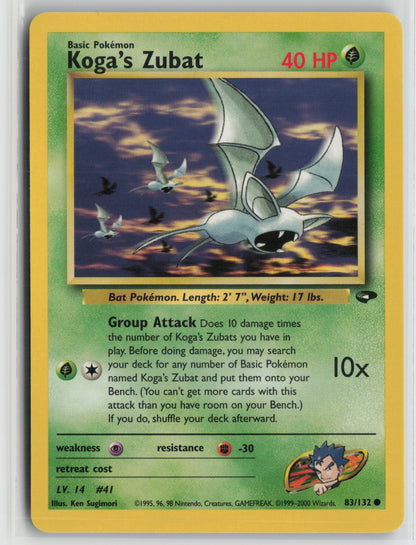 Koga's Zubat Common Unlimited G2 083/132 NM