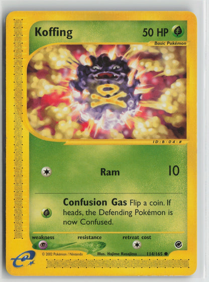 Koffing Common EX 114/165 MP