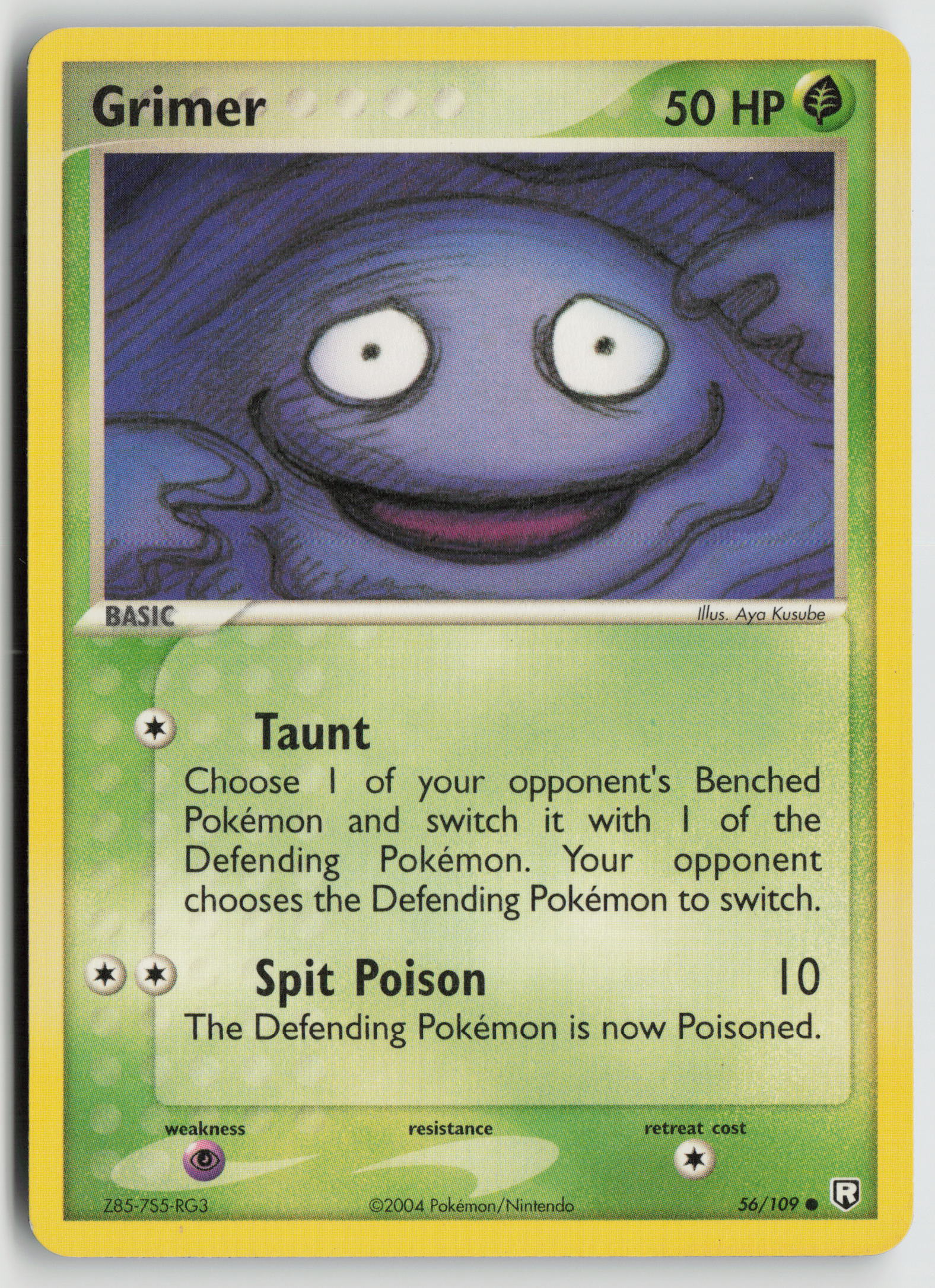 Grimer Common Team Rocket Returns 56/109 HP