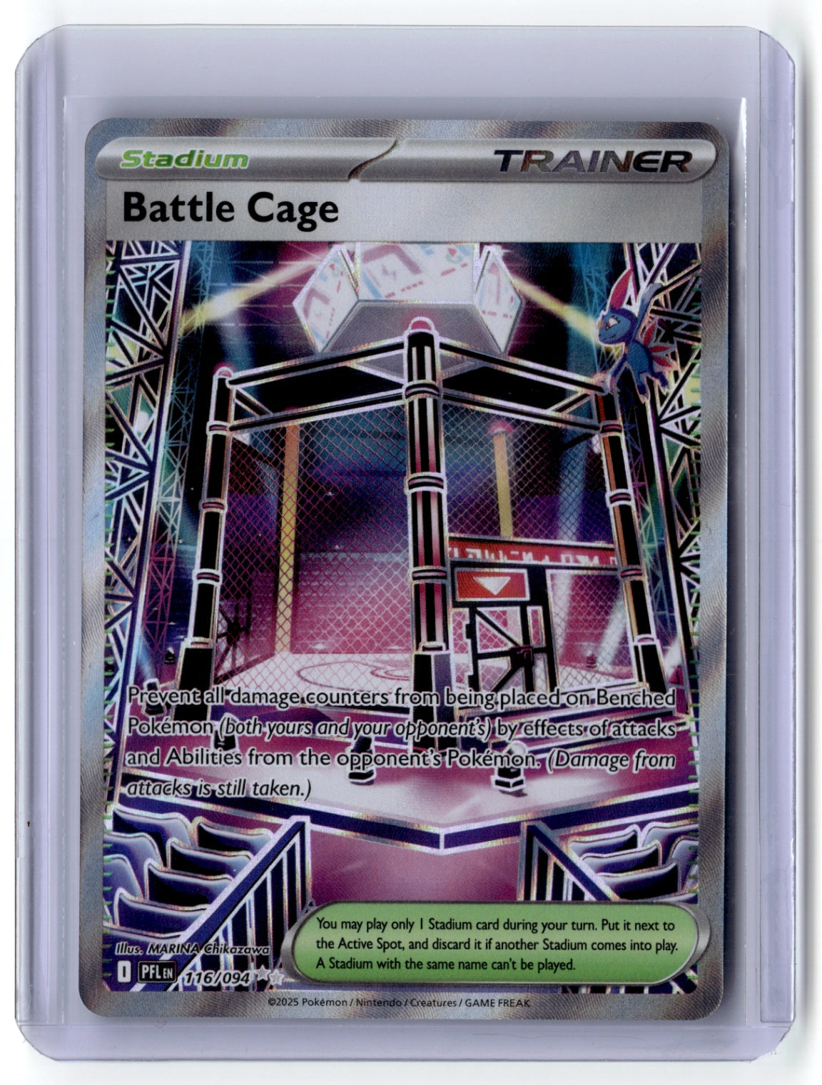 Battle Cage - Ultra Rare ME02: Phantasmal Flames 116/094 NM