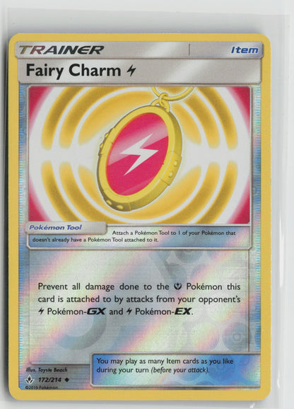 Fairy Charm L Uncommon Reverse Holo SM10 172/214 NM