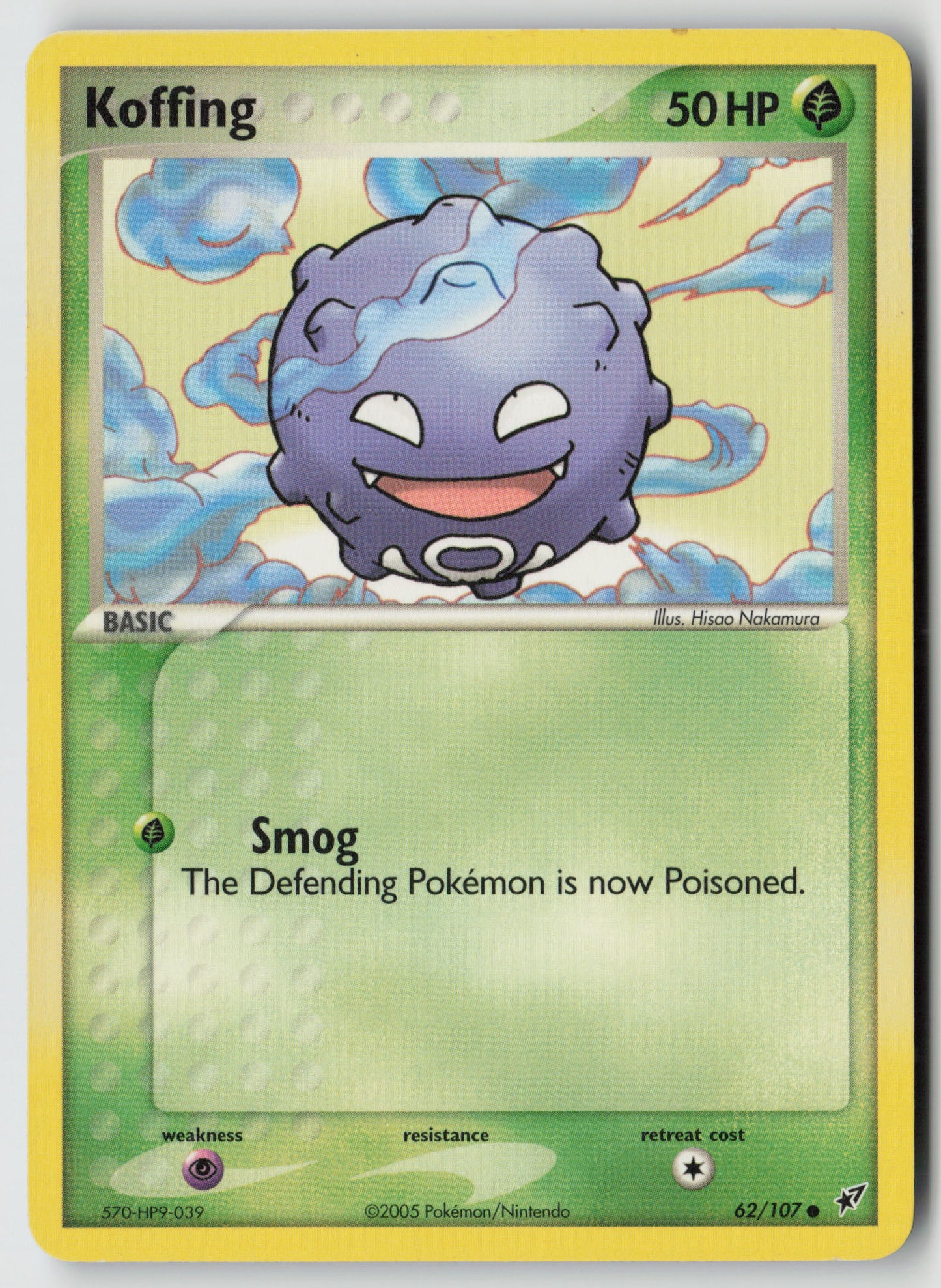 Koffing Common Deoxys 62/107 MP