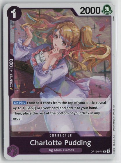 Charlotte Pudding R Foil OP12 OP12-071 NM