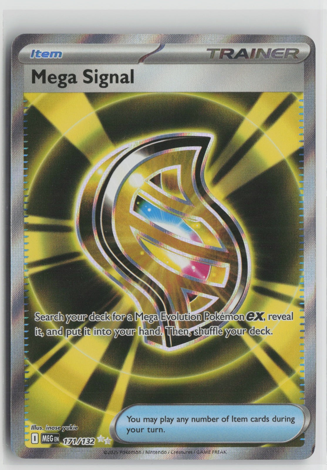 Mega Signal - Ultra Rare Holo MEG 171/132 NM