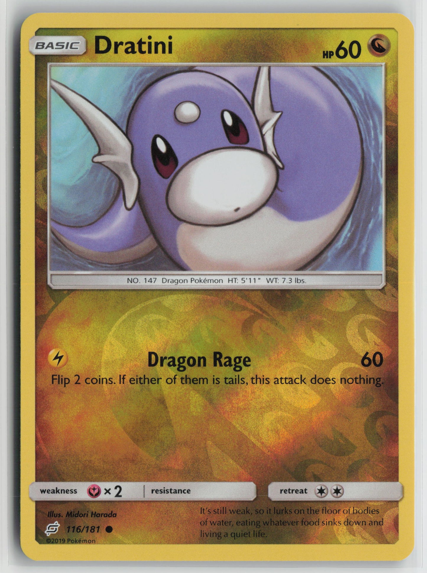 Dratini (116) Common Reverse SM - Team Up 116/181 NM