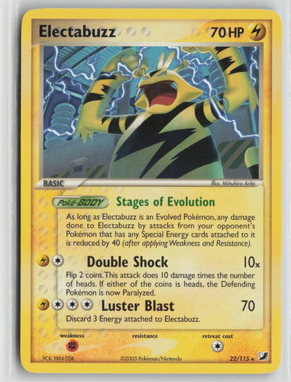 Electabuzz Rare UF 22/115 NM