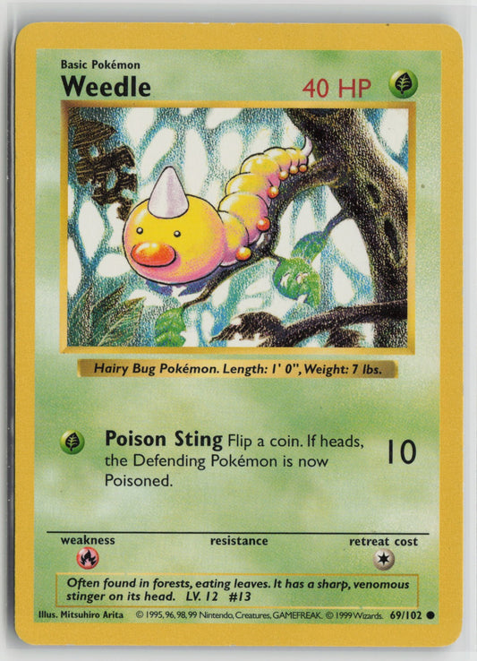Weedle Common Unlimited BSS 069/102 LP