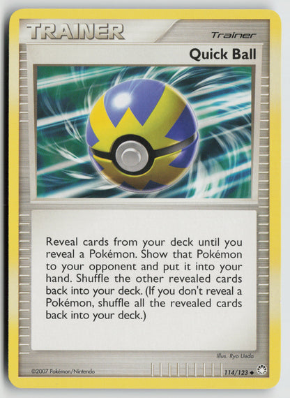 Quick Ball Uncommon Mysterious Treasures 114/123 NM