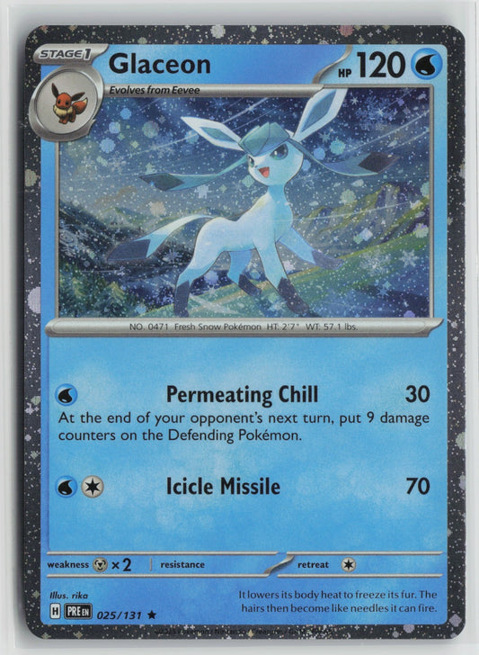Glaceon - (Cosmos Holo) Rare Holo MCAP 025/131 NM