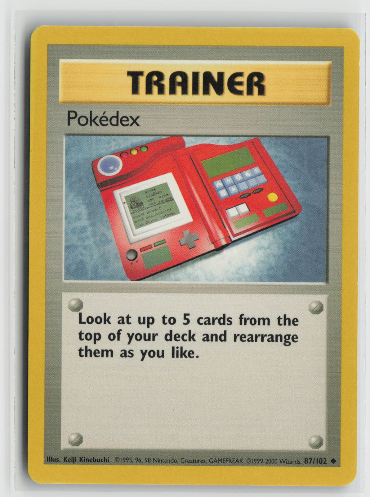 Pokedex Uncommon BS 087/102 LP