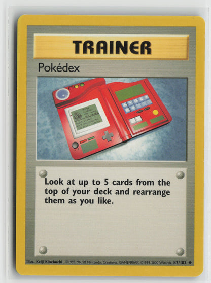Pokedex Uncommon BS 087/102 LP