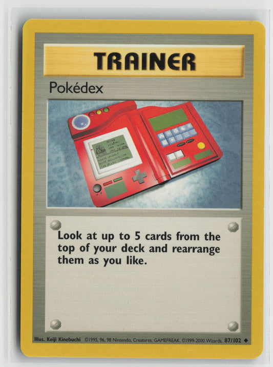 Pokedex Uncommon BS 087/102 LP