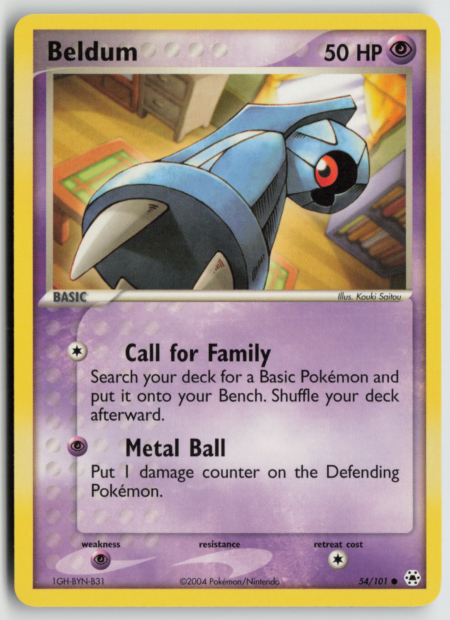 Beldum - Common Hidden Legends 54/101 NM
