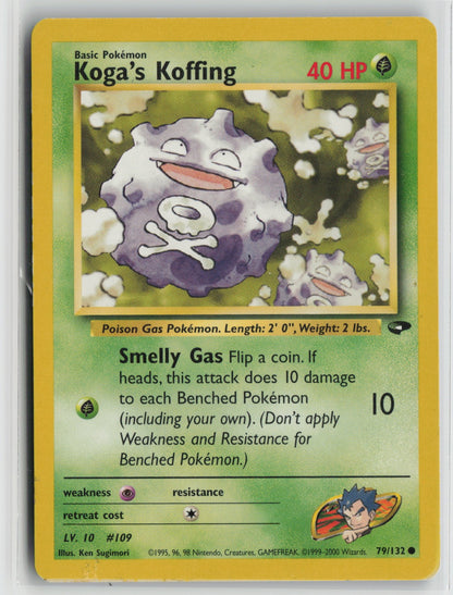 Koga's Koffing (79) Common Unlimited G2 079/132 LP