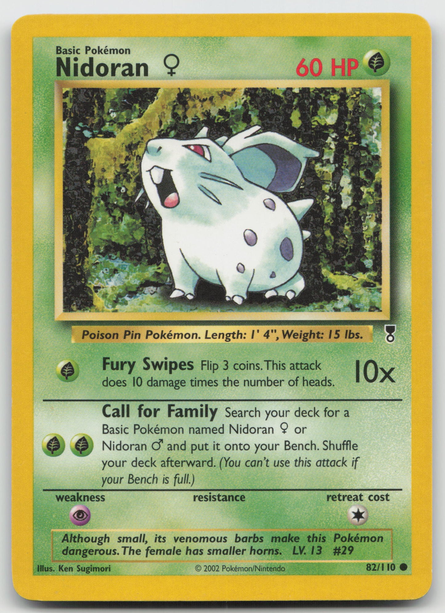 Nidoran F Common Legendary Collection 082/110 LP