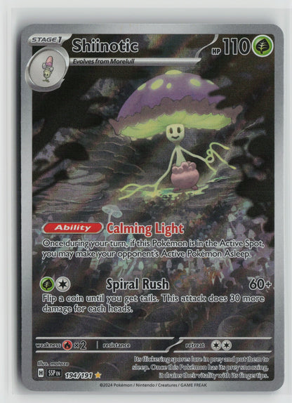 Shiinotic Illustration Rare Holo SSP 194/191 NM