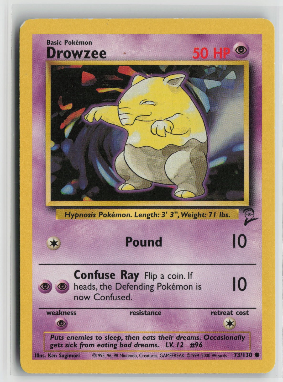 Drowzee Common BS2 073/130 LP