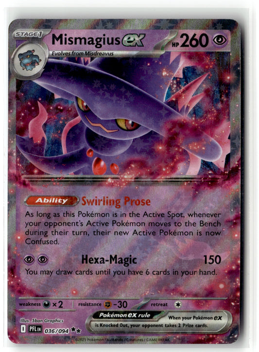 Mismagius ex - Double Rare ME02: Phantasmal Flames 036/094 NM