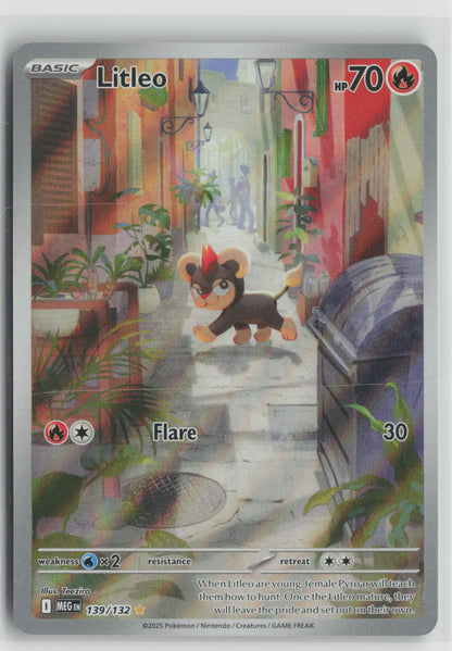 Litleo - Illustration Rare Holo MEG 139/132 NM