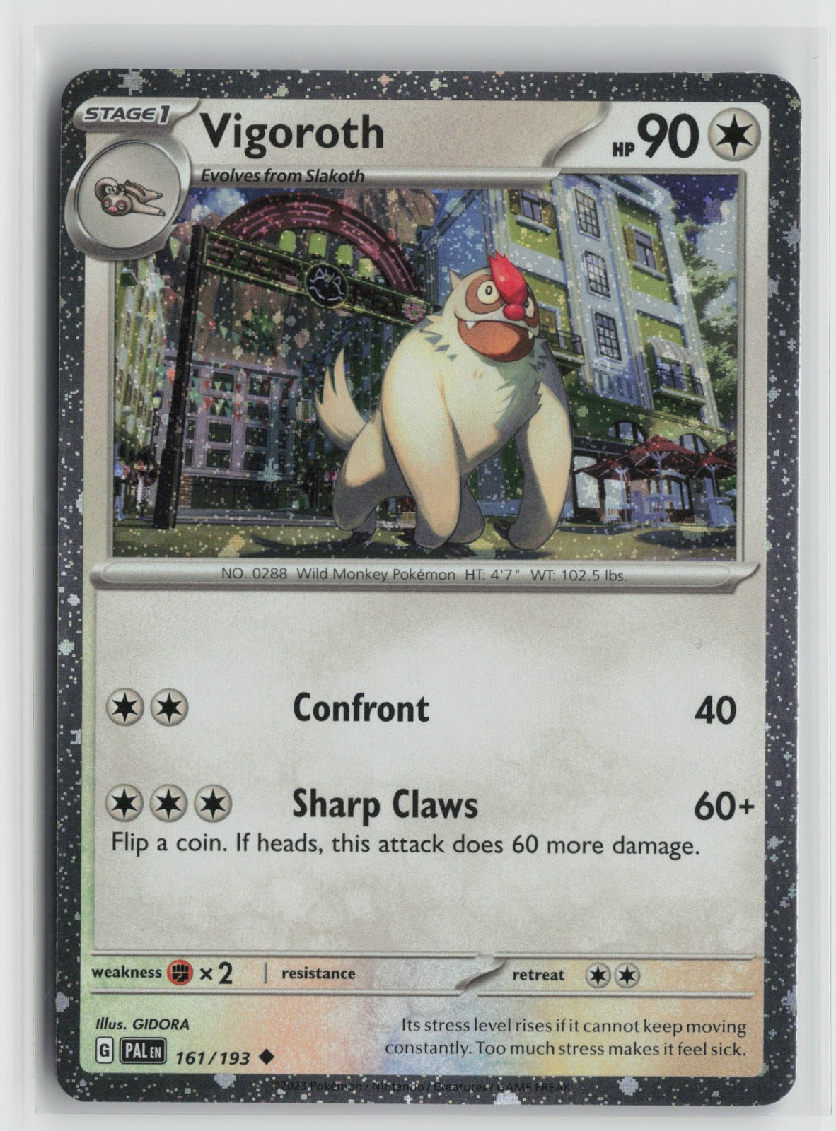 Vigoroth Uncommon PAL 161/193 NM