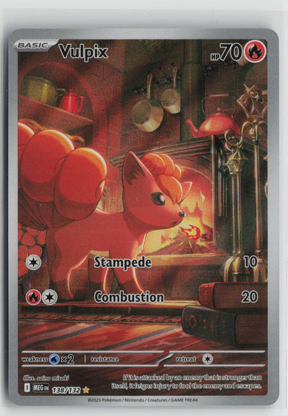 Vulpix - Illustration Rare Holo MEG 138/132 NM