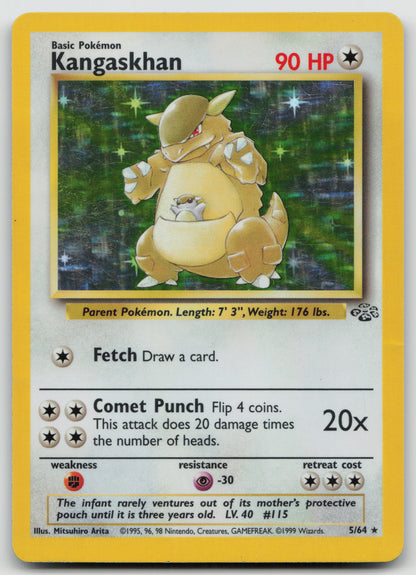 Kangaskhan (5) Holo Rare Holo JU 05/64 DMG
