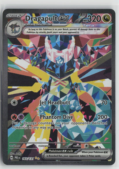 Dragapult ex Special Illustration Rare Holo PRE 165/131 NM