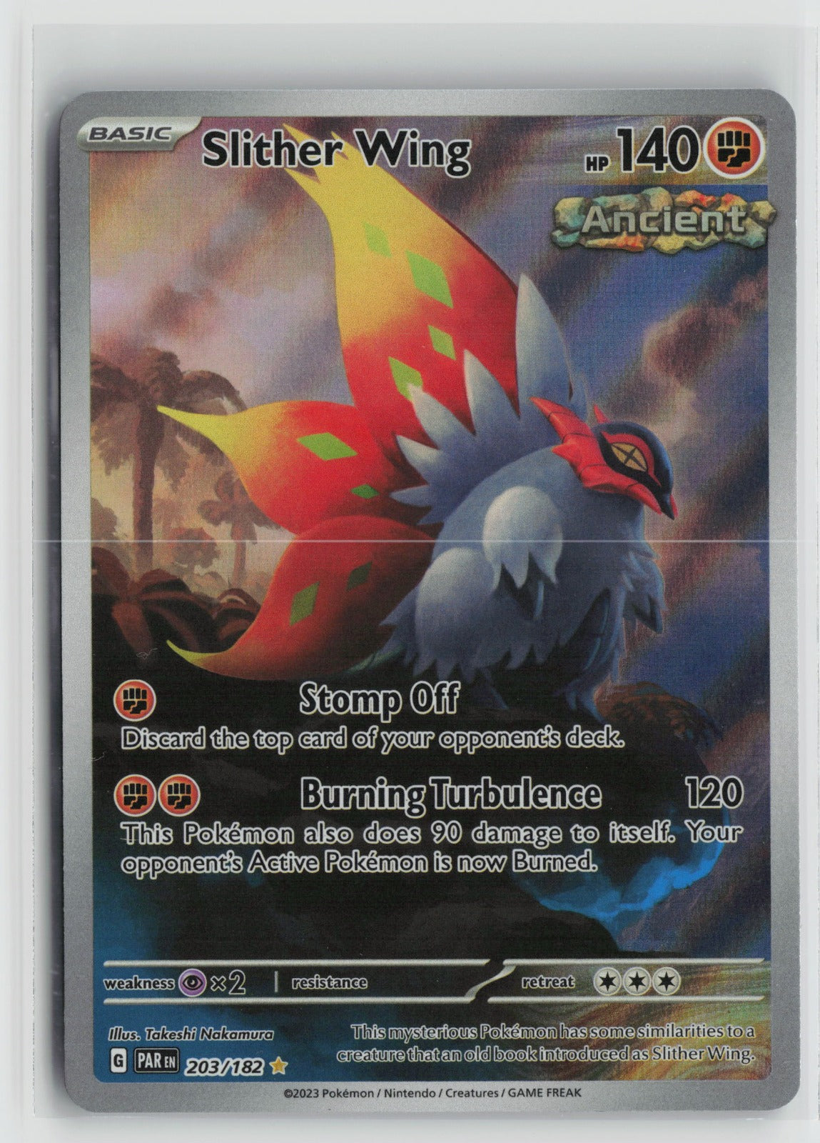 Slither Wing - Illustration Rare Holo PAR 203/182 NM