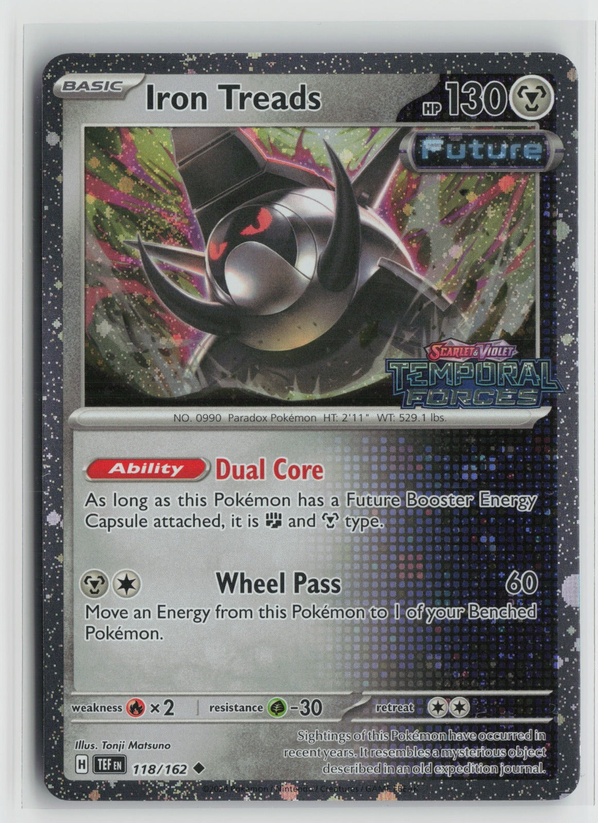 Iron Treads (Temporal Forces Stamped) Uncommon Holo MCAP 118/162 NM