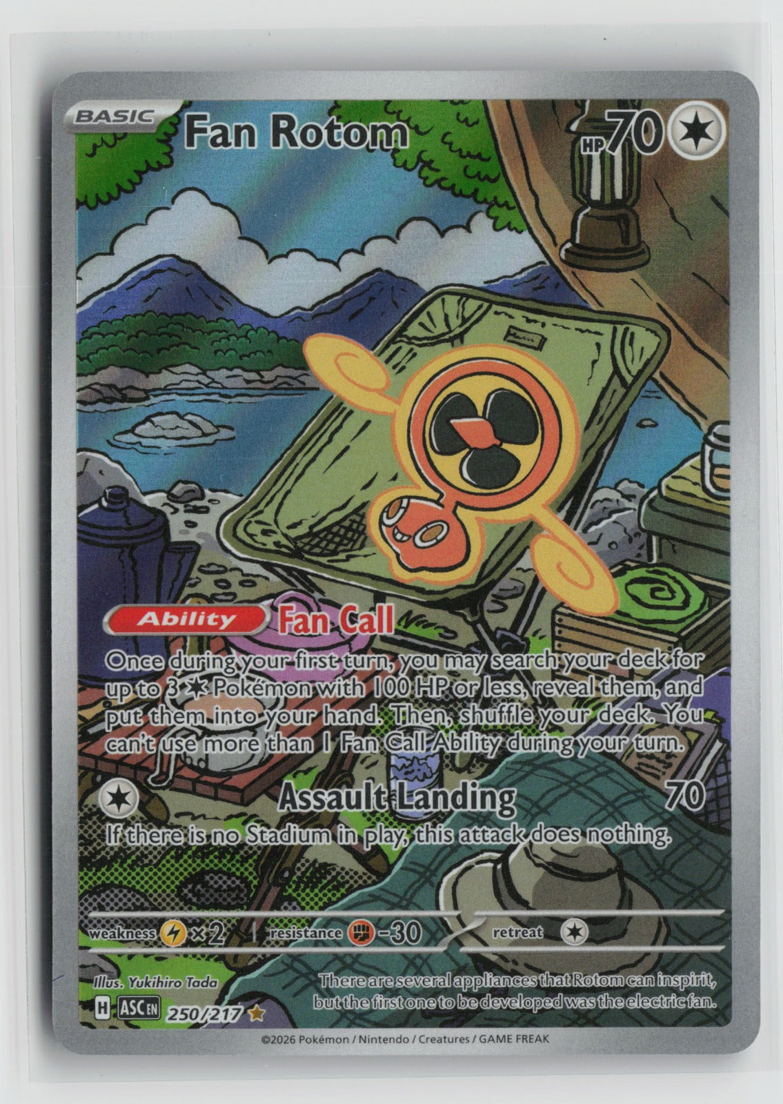 Fan Rotom - Illustration Rare Holo ASC 250/217 NM