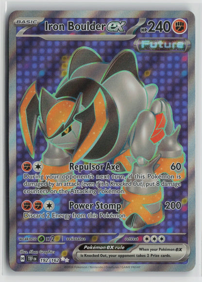 Iron Boulder ex - Ultra Rare Holo TEF 192/162 NM