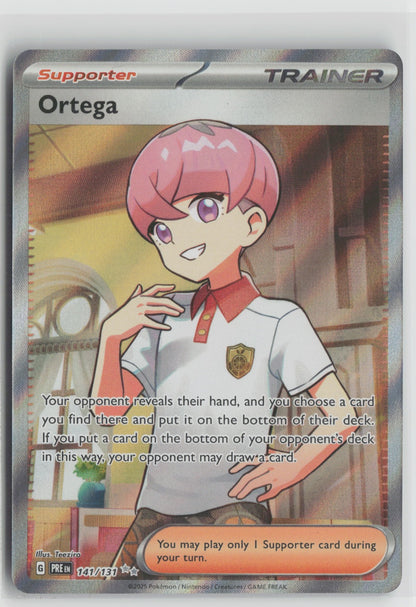 Ortega Ultra Rare Holo PRE 141/131 NM