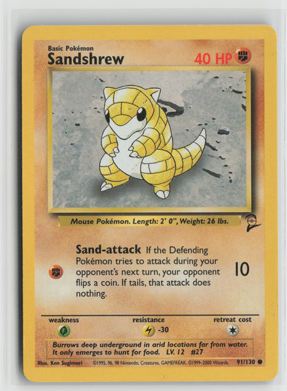 Sandshrew Common BS2 091/130 MP