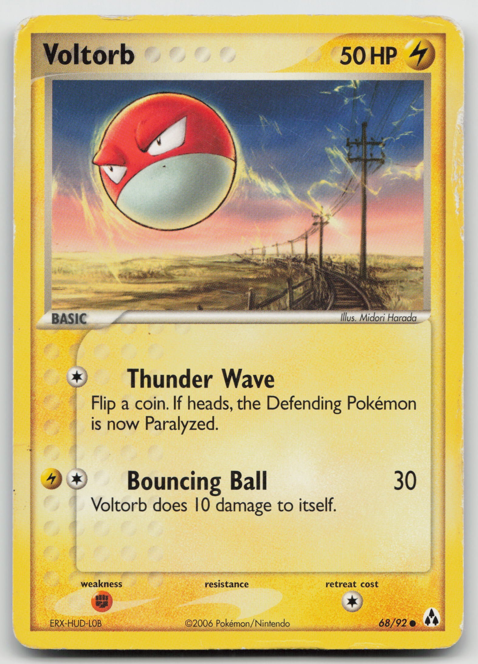Voltorb Common Normal LM 68/92 DMG