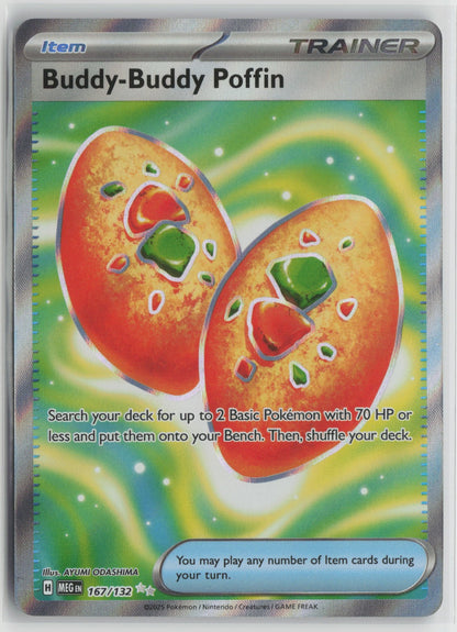 Buddy-Buddy Poffin Ultra Rare Holo MEG 167/132 NM