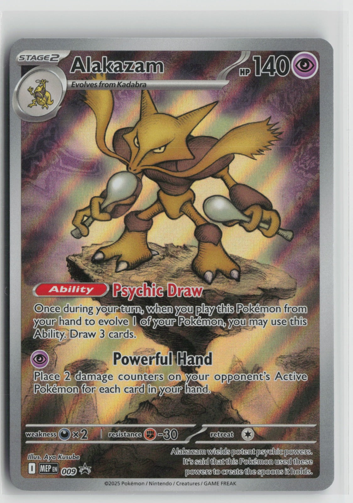 Alakazam Promo Holo MEP 009 NM