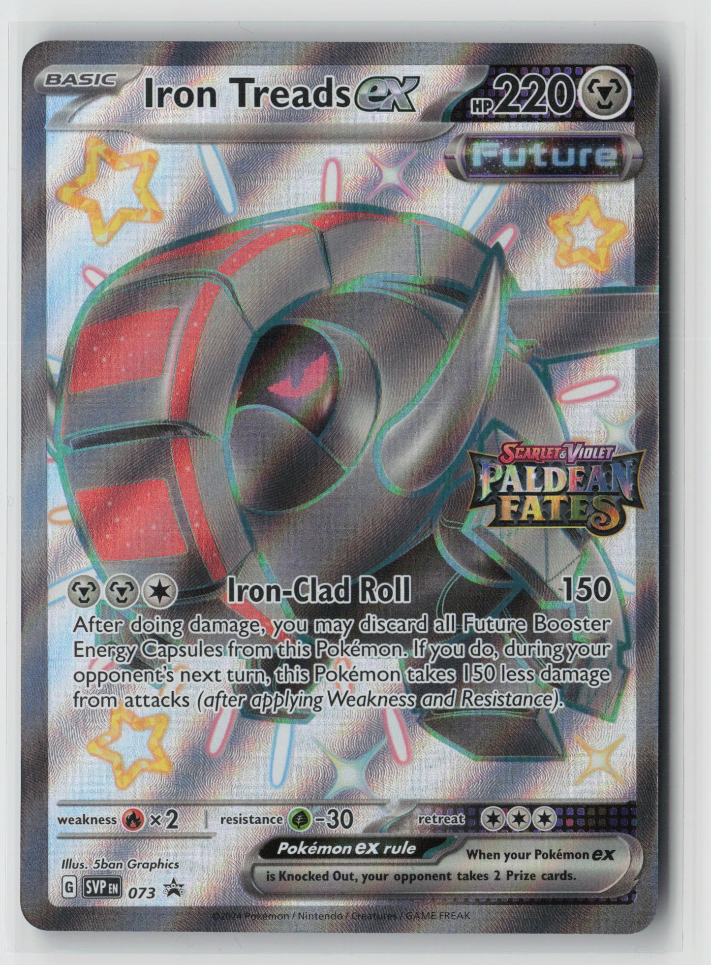 Iron Treads ex - stamp Promo SV: Scarlet & Violet Promo Cards 073 NM