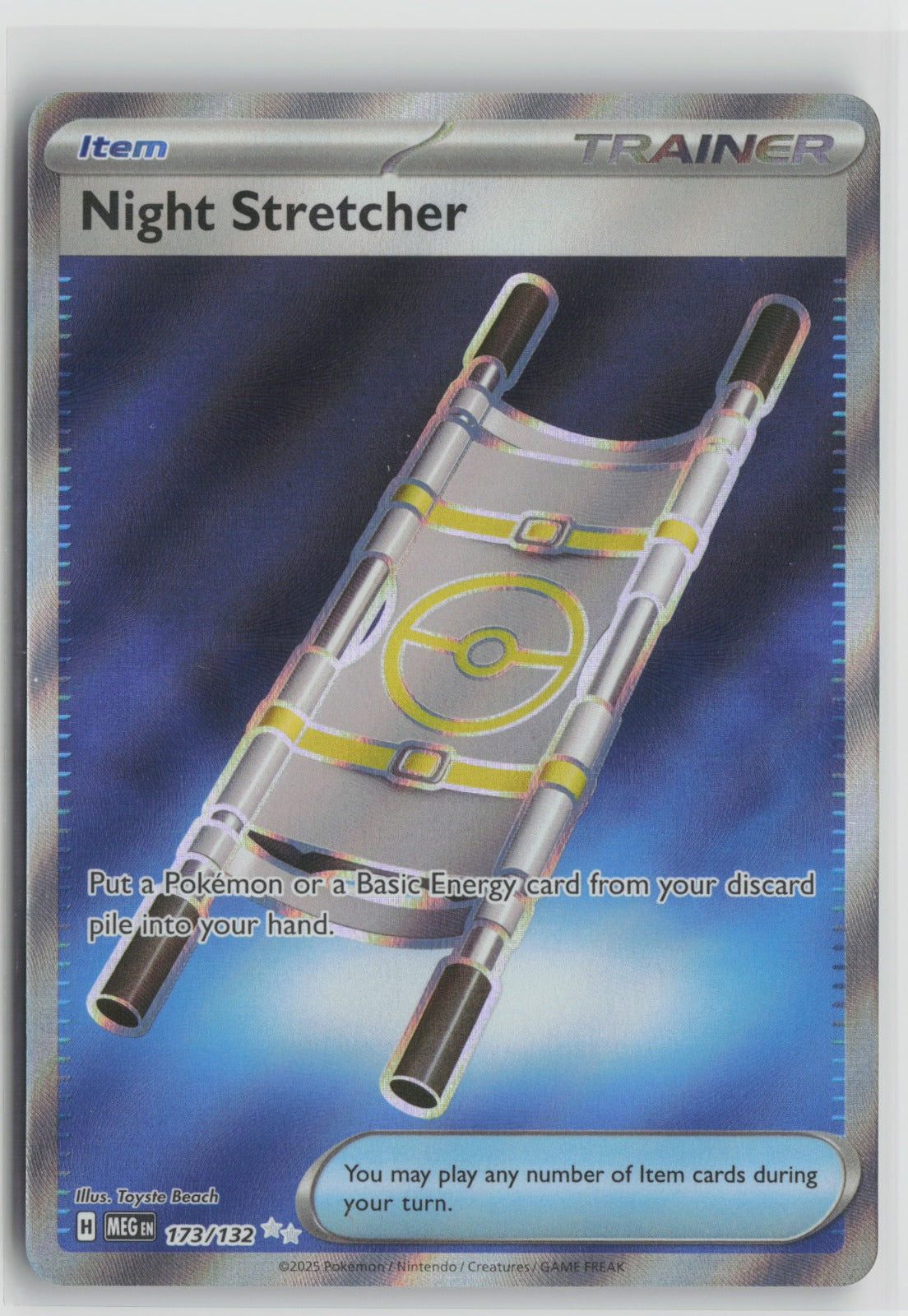 Night Stretcher Ultra Rare Holo MEG 173/132 NM