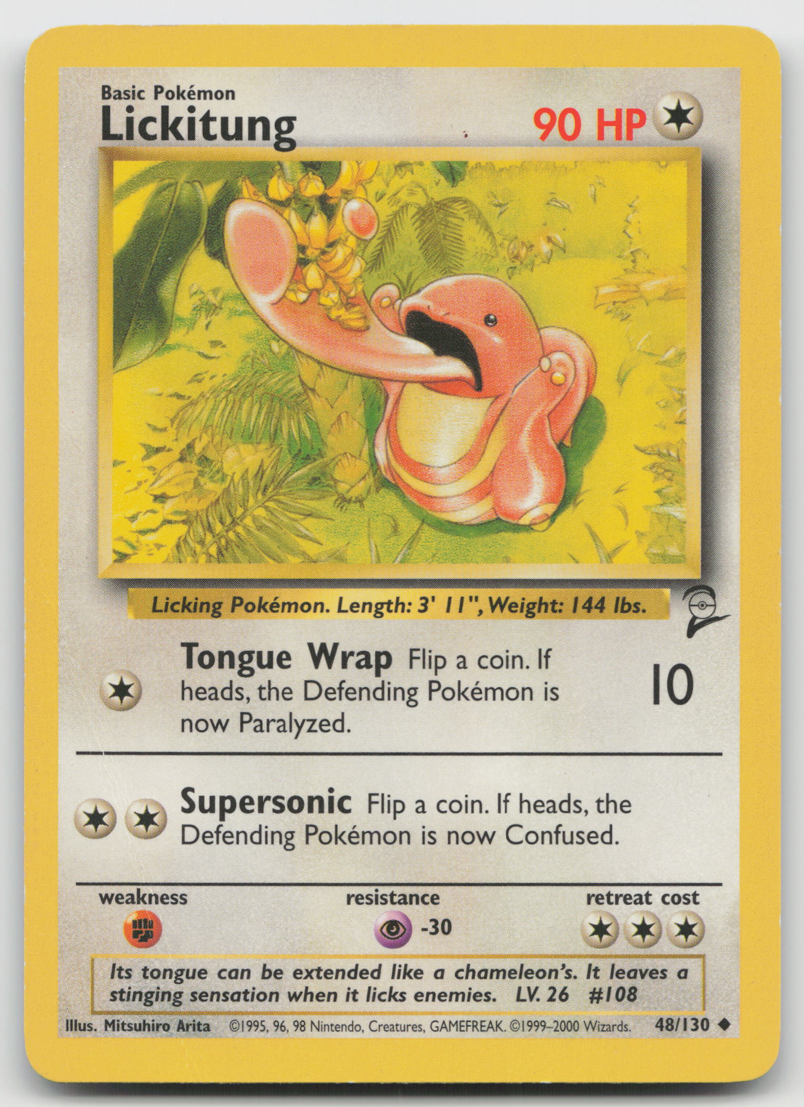 Lickitung Uncommon Normal BS2 048/130 LP