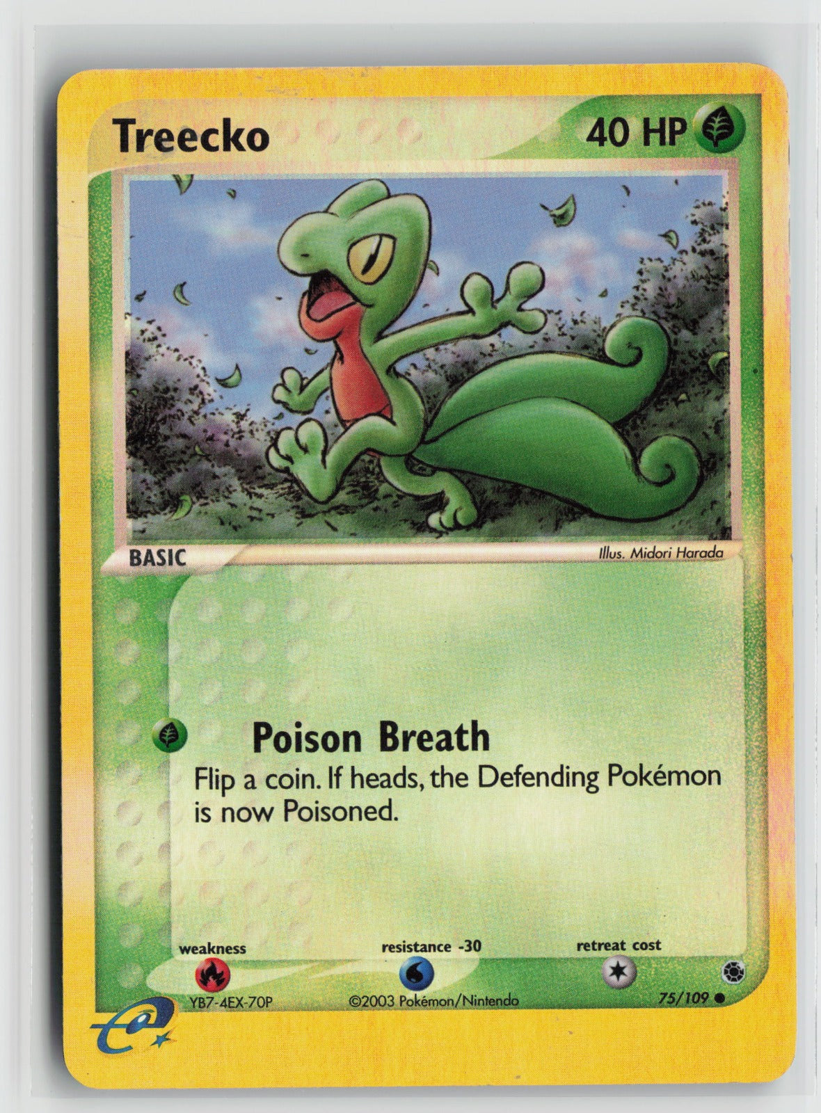 Treecko - Common Reverse Holo RS 75/109 MP