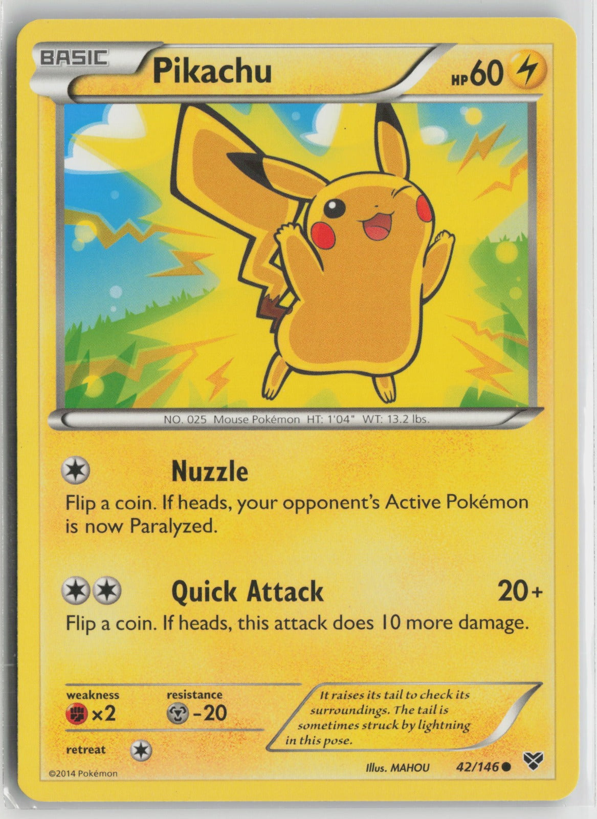 Pikachu Common XY 42/146 NM