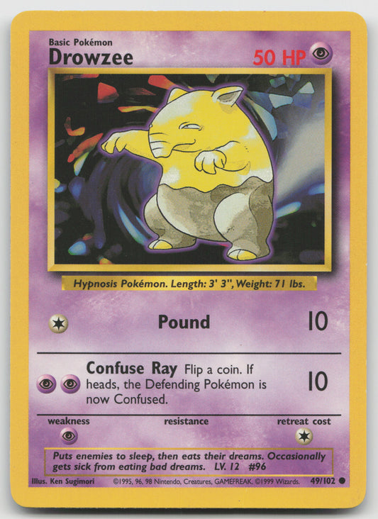 Drowzee Common Normal BS 049/102 LP