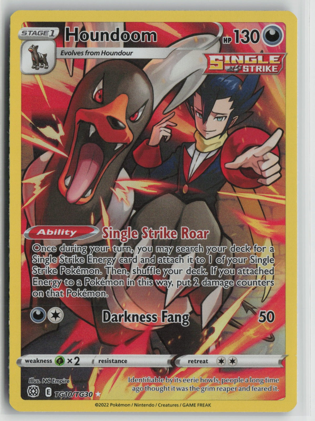 Houndoom Ultra Rare Holo SWSH09:TG TG10/TG30 NM