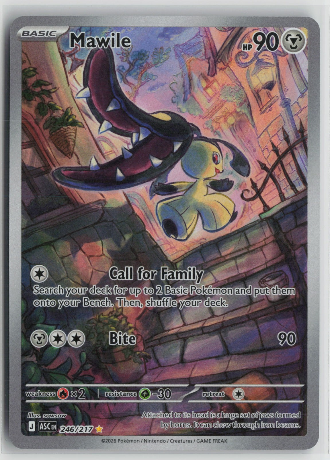 Mawile - Illustration Rare Holo ASC 246/217 NM