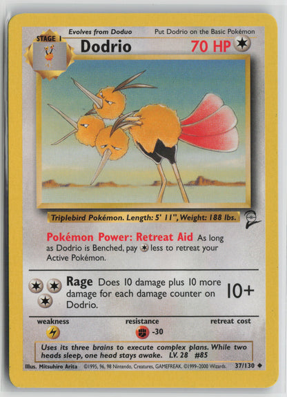 Dodrio Uncommon Normal BS2 037/130 LP