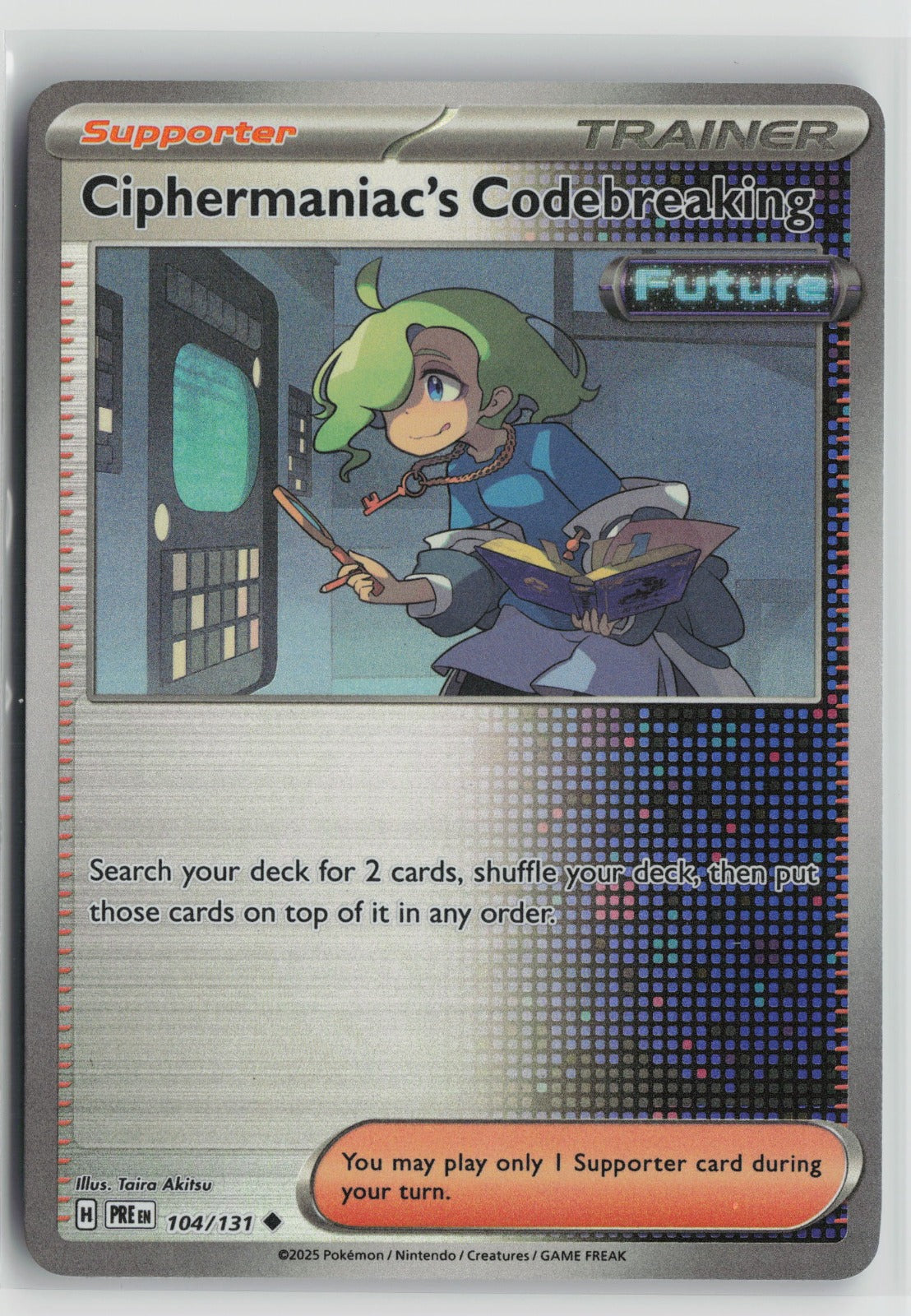 Ciphermaniac's Codebreaking (Poke Ball Pattern) Uncommon Holo PRE 104/131 NM
