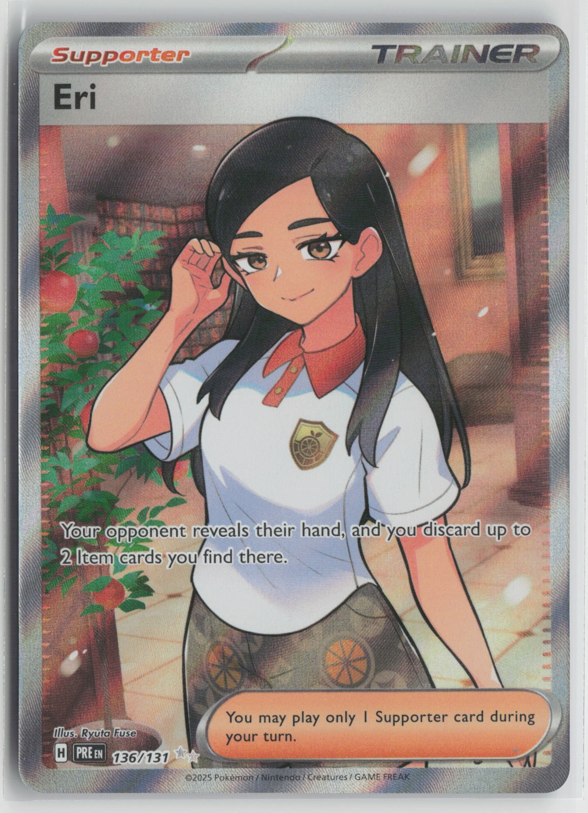 Eri Ultra Rare Holo PRE 136/131 NM