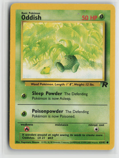 Oddish Common Unlimited TR 63/82 DMG