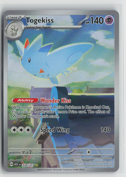 Togekiss Illustration Rare Holo ASC 235/217 NM