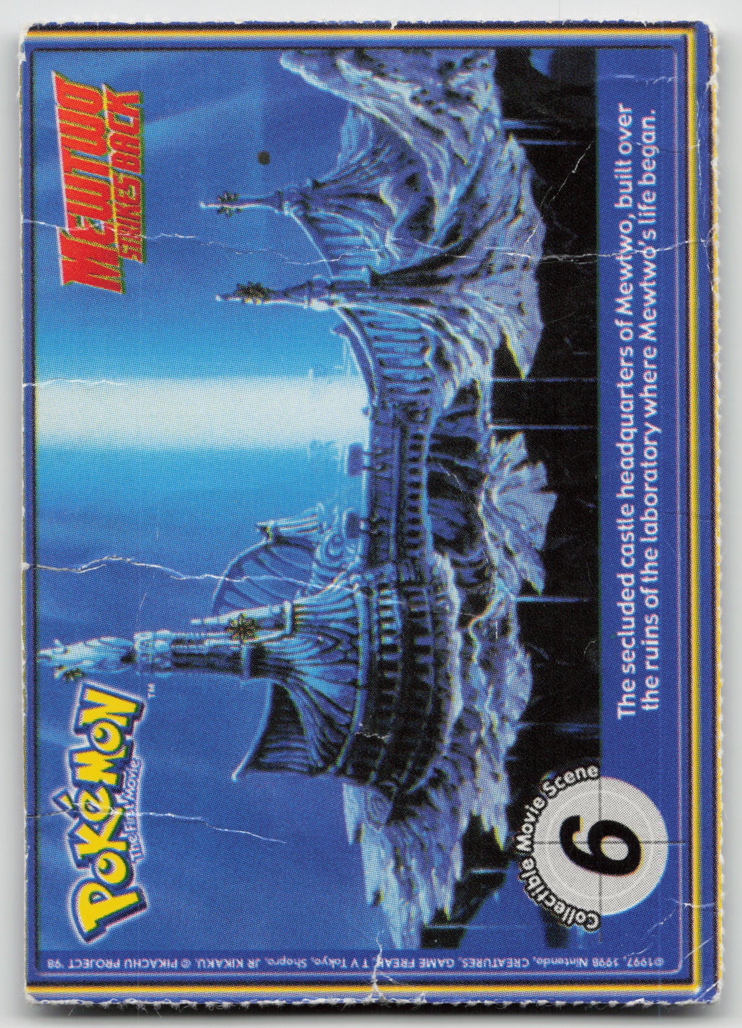 Rapidash #78 PokeTrivia Burger King Promo Card LP (Back)
